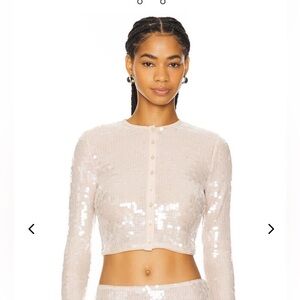 Lovers & Friends Nadia Sequin Cardigan. Excellent condition.